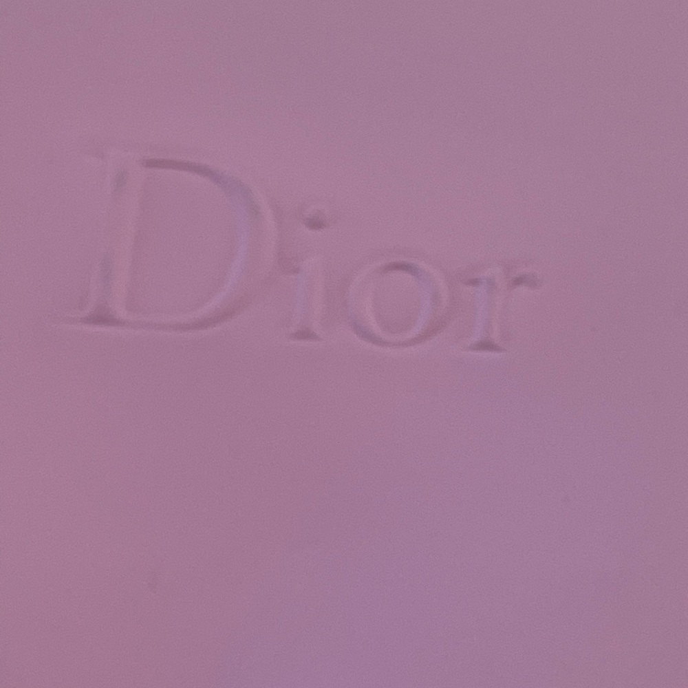 Dior Round Cosmetic Perfume Makeup Bag Pouch Pink Jewelry Travel Case Bag 5” W - Picture 2 of 13